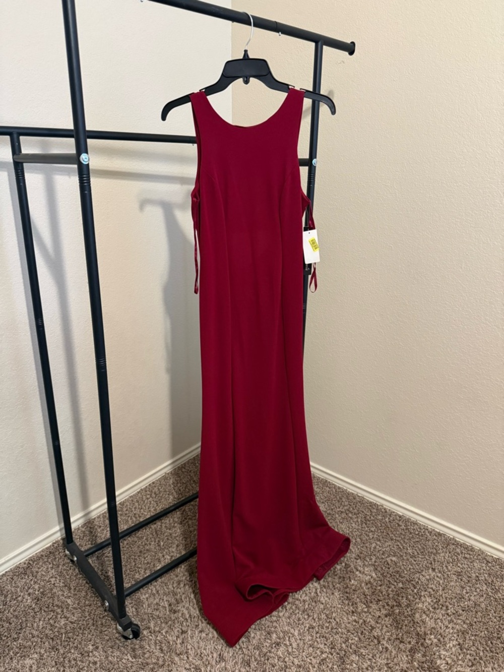Speechless Sleeveless Burgundy Maxi Dress